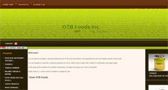 Desktop Screenshot of otbfoods.com